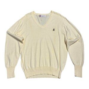 SLAZENGER Vintage 90s Deadstock Business Casual Knit Preppy Sweater Mens Large